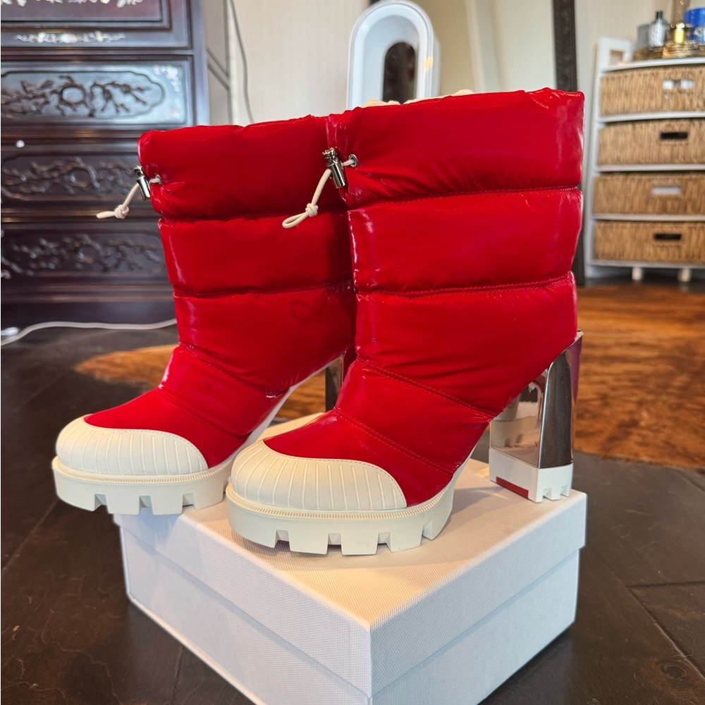 Christian Louboutin heel boots